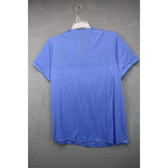 Vanity Fair Vintage Women's Blue Nylon Pajama Set-Size Small - Picture 5 of 9